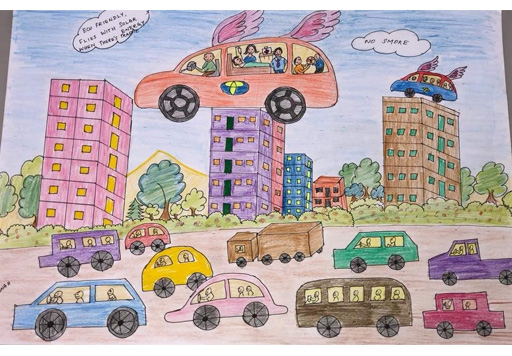 Bronze: JoannahPaulynn Immanuel 6yrs, – Economical & Eco-Friendly Flying Car